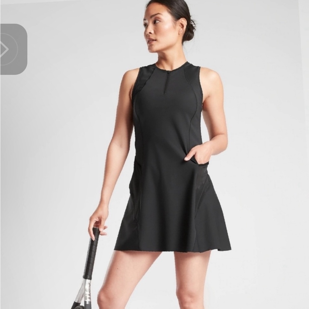 Athleta match point dress black small- like new condition